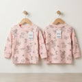 Fairy & Botanical Print Long-Sleeve Top