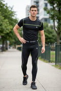 Men's Pro Sport Compression Tracksuit (T-Shirt + Tights) - Imported